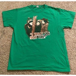 Christmas Story I Triple Dog Dare You Shirt Tongue on Light Pole Frozen Ralphie